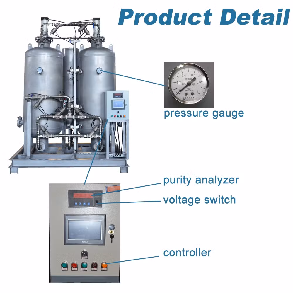 Smart Controls Carbon Steel Material Psa Automatic Cabine Nitrogen Gas Generator - Image 6