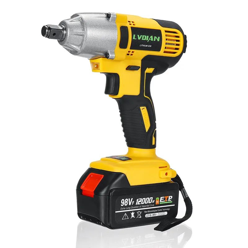 98VF 320Nm 12000mAh Cordless Electric Impact Wrench Drill Screwdriver 110-240V - Image 4