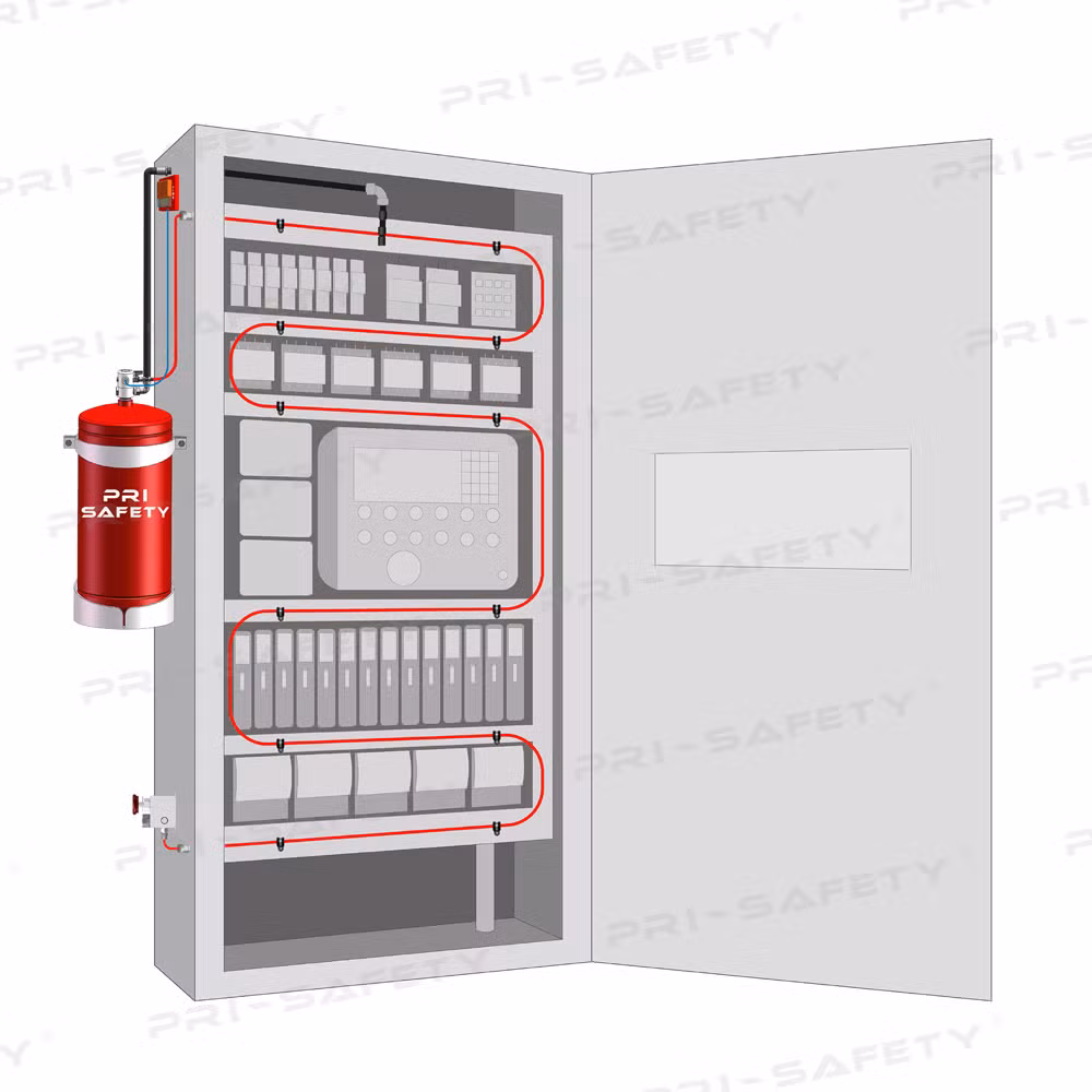 Ri-Safety Novec1230 FM200 Clean Gas Fire Fighting System for Electrical Equipment & Control Panels From Factory - Image 4
