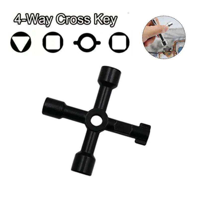 Multi-function Cross Mini Portable Three Hexagonal Internal Triangle Key Plumber's Spanner Quality Maintenance Tools - Image 3