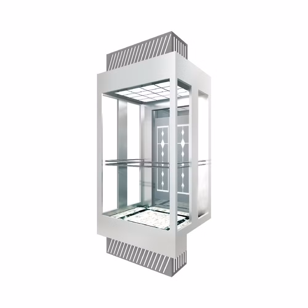 Fujivista Cabine Do Elevador Home Elevator Domestic Lifts Mrl Villa Lift with LED Design - Image 4