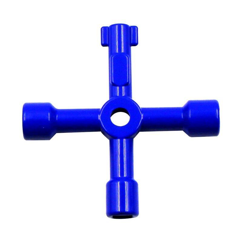 Multi-Function Key Wrenches - 4-in-1 Inner Triangular & Cross Valve Tool for Electric Control Cabinets and Shield Doors - Long Head Design - Image 5