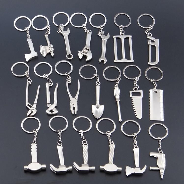 20 Models Mini Multi-Tool Keychain - Zinc Alloy Metal Key Ring with Wrench, Hammer, Saw, Axe, Pliers, Drill Bit, Opener for Women, Compact Key Chain Tools - Image 4