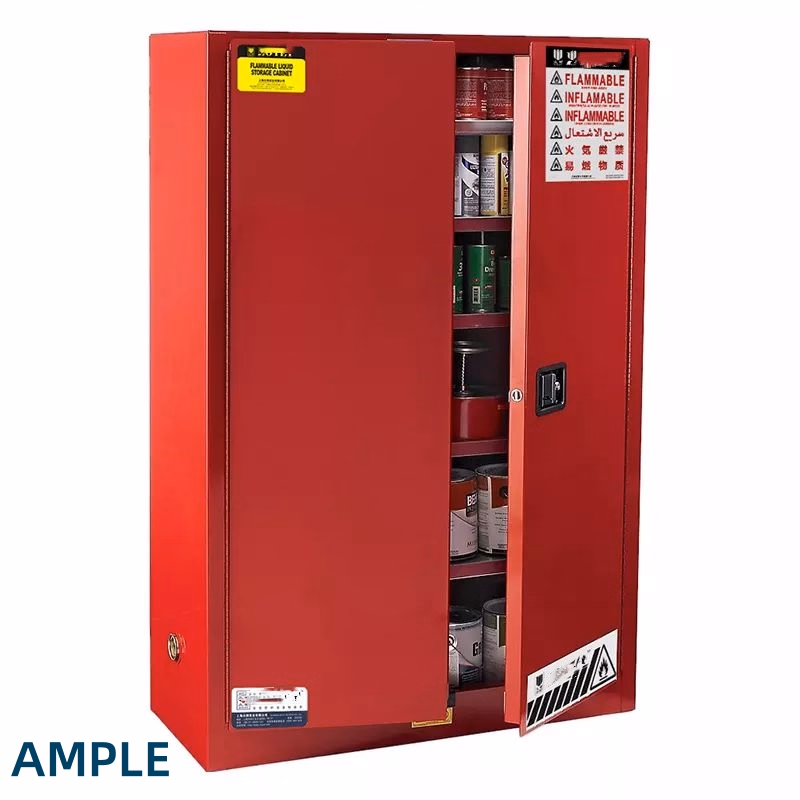 Explosion-Proof Cabinet Industrial Chemical Safety Cabinet Fire-Proof Explosion-Proof Cabinet Flammable Double-Lock Gallon Cabinet - Image 4
