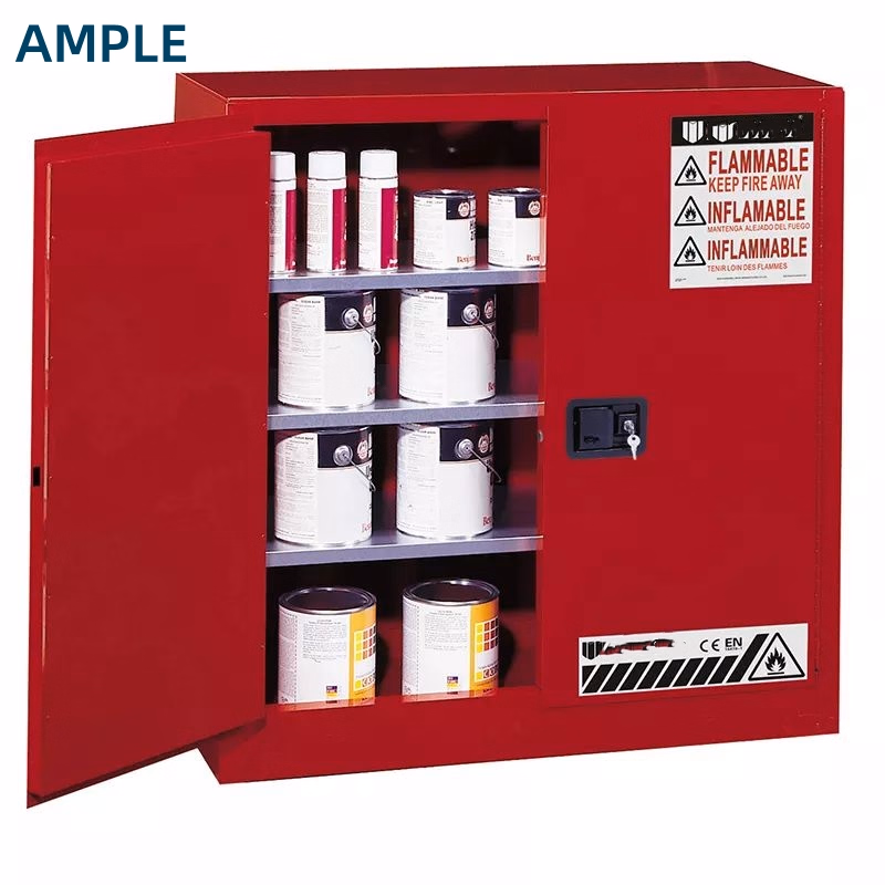 Explosion-Proof Cabinet Industrial Chemical Safety Cabinet Fire-Proof Explosion-Proof Cabinet Flammable Double-Lock Gallon Cabinet - Image 6