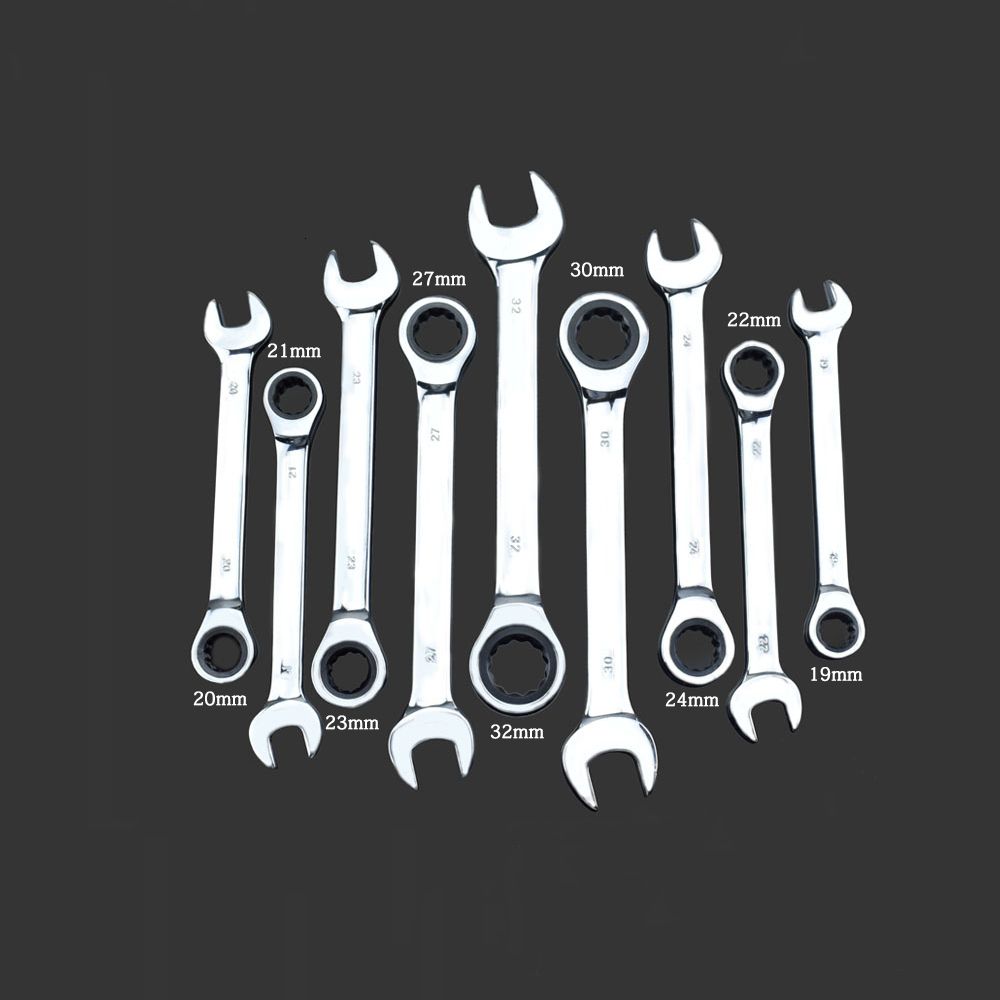 Screwdrivers 24mm 25mm 27mm 30mm 32mm Fixed Double Head Ratchet Wrench Keys Combination Spanner Set Universal Wrench 230724 - Image 3