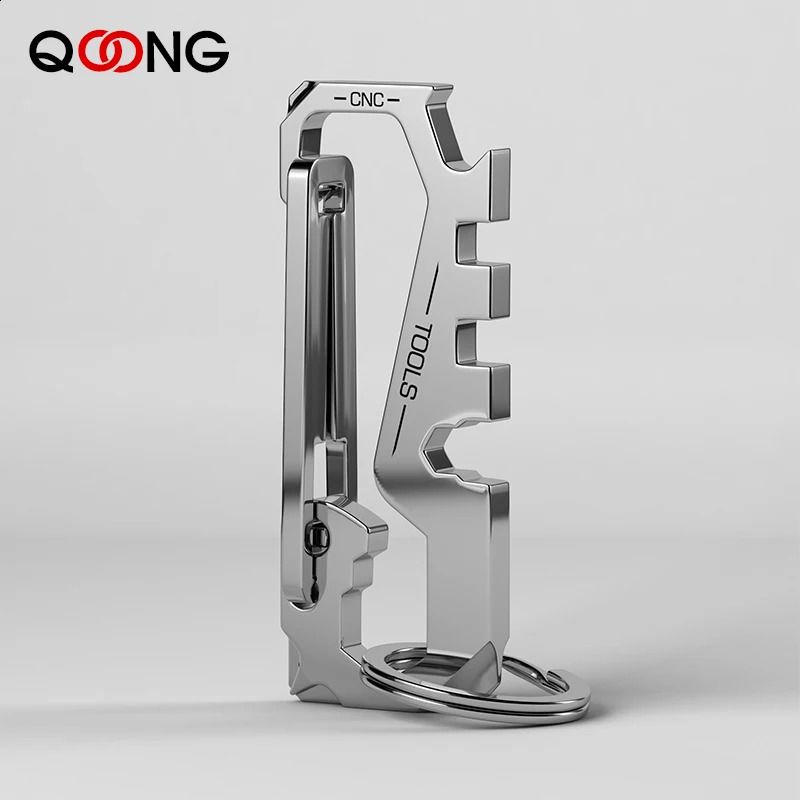 8 In 1 Multifunctional Key Ring Pocket Camping EDC Wrench Screwdriver Portable Mini Utility Keychain Outdoor Tool Chain Y112 250121 - Image 1