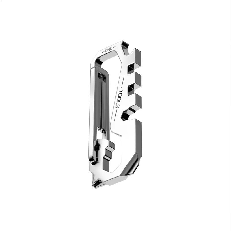 8 In 1 Multifunctional Key Ring Pocket Camping EDC Wrench Screwdriver Portable Mini Utility Keychain Outdoor Tool Chain Y112 250121 - Image 4