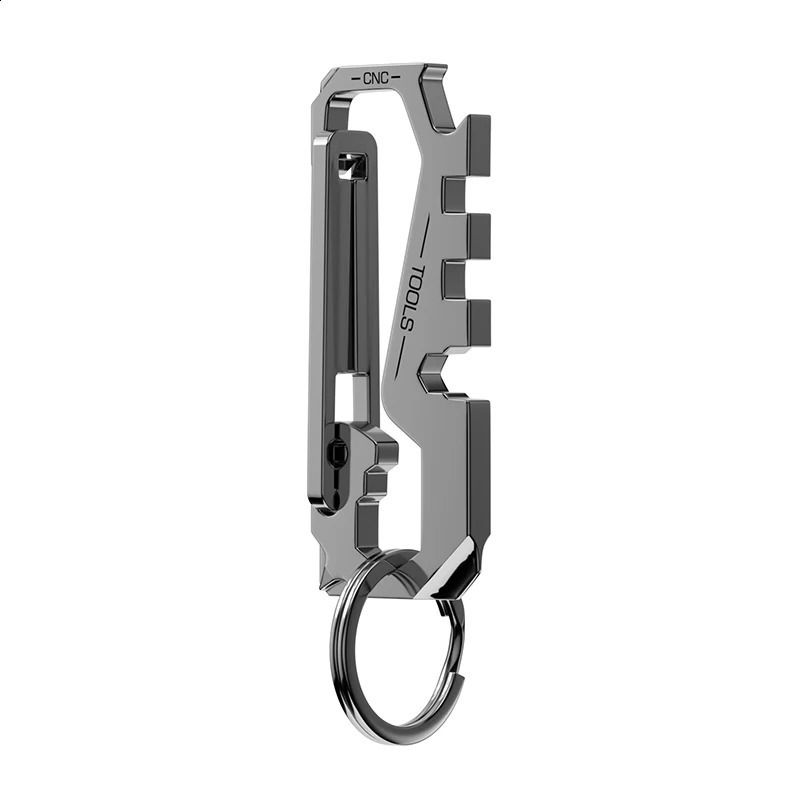 8 In 1 Multifunctional Key Ring Pocket Camping EDC Wrench Screwdriver Portable Mini Utility Keychain Outdoor Tool Chain Y112 250121 - Image 5