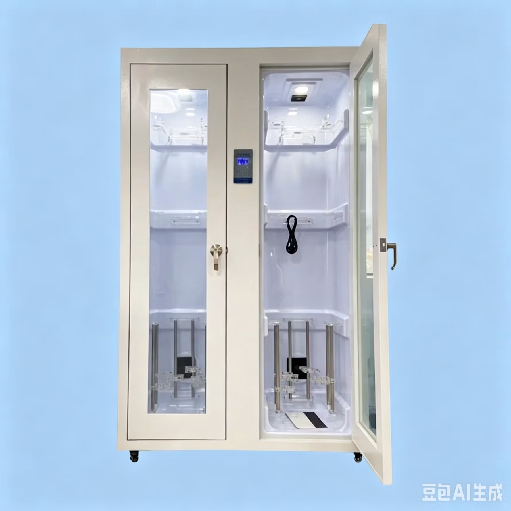 Medical Flexible Endoscope Hanging Cabinet with UV Sterilization and Drying - Image 2