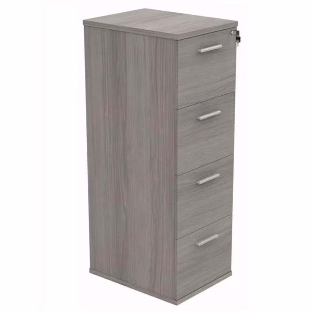 Premium Wooden File Cabinet with Key Lock for Office Storage - Image 5