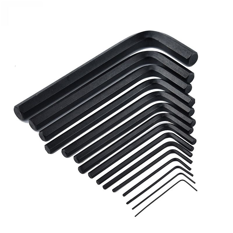 Screwdrivers Jewii 30Pcs Hex Key Allen Wrench 0.028" 3 8" Inch 0.7mm 10mm Metric Size Chromium vanadium Steel Spanner Long Arm Tool Set 230727 - Image 3