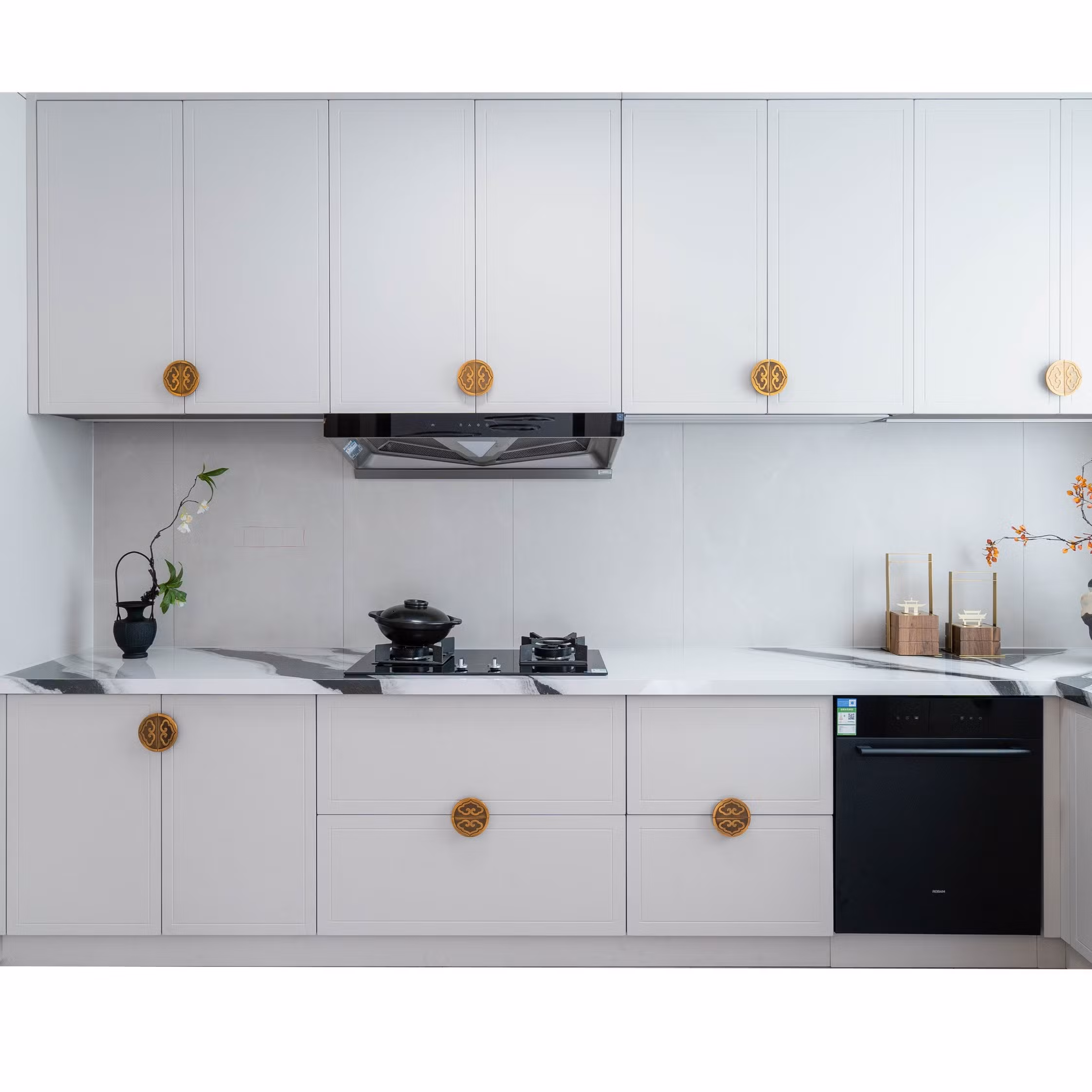 Stylish Wooden Kitchen Storage Cabinet with Custom Size Choices - Image 1