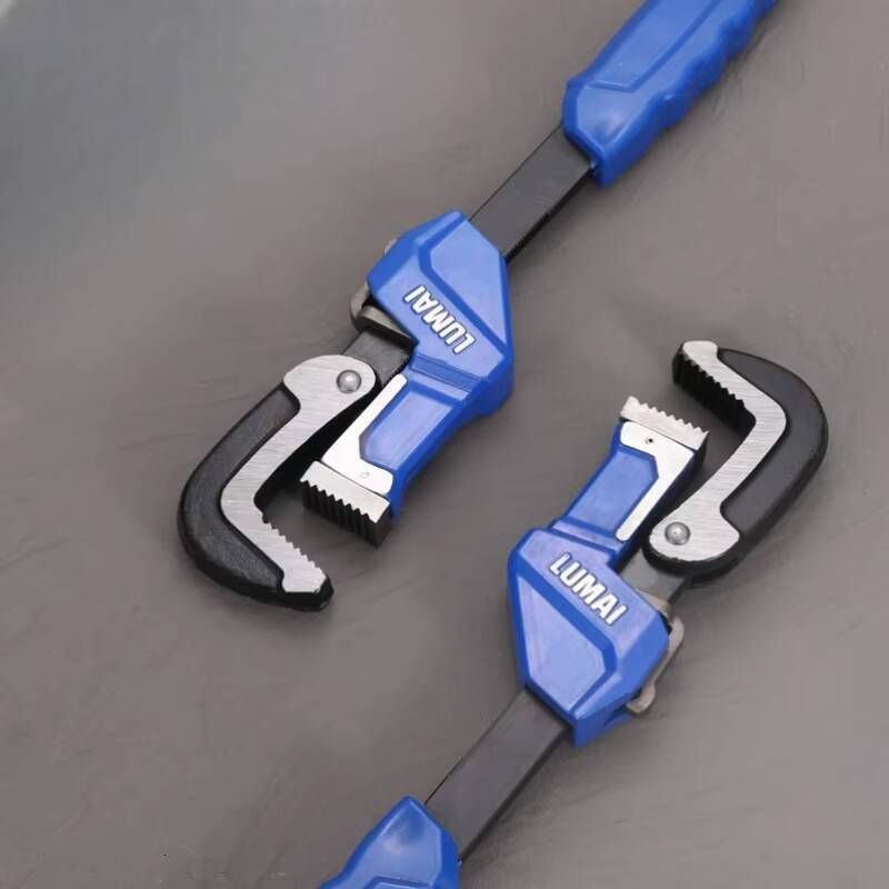 Adjustable Pipe Wrenches - Heavy Duty Plumber Pliers Clamp Spanners for Bathroom Plumbing - Universal Tubing Tools - Image 1
