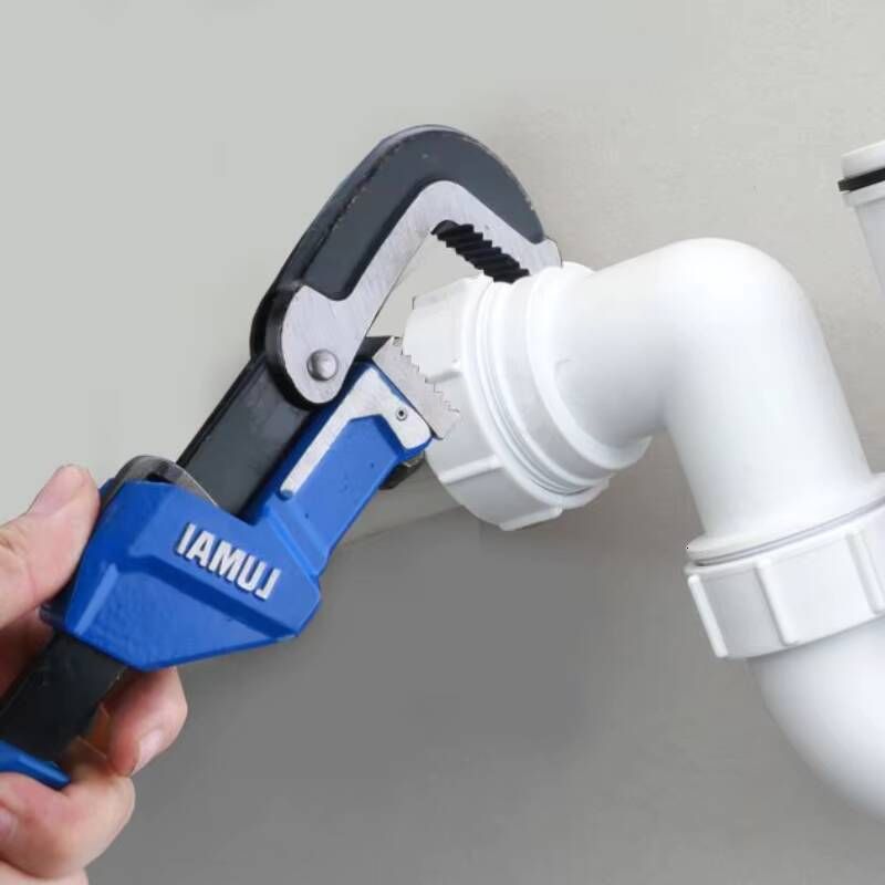 Adjustable Pipe Wrenches - Heavy Duty Plumber Pliers Clamp Spanners for Bathroom Plumbing - Universal Tubing Tools - Image 4