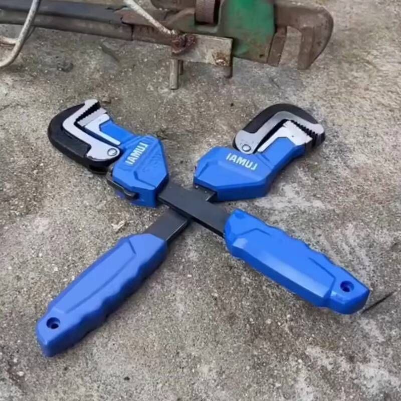 Adjustable Pipe Wrenches - Heavy Duty Plumber Pliers Clamp Spanners for Bathroom Plumbing - Universal Tubing Tools - Image 5