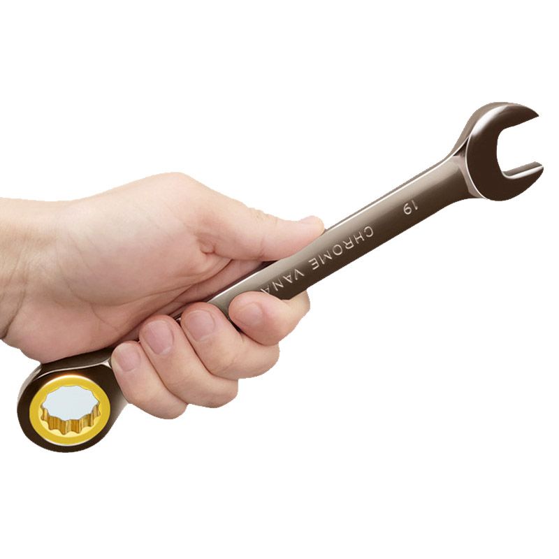 1pcs Ratchet Wrench Keys Gear Ring Tool Torque Universal Spanners for Car Repair Tools Metric - Image 5