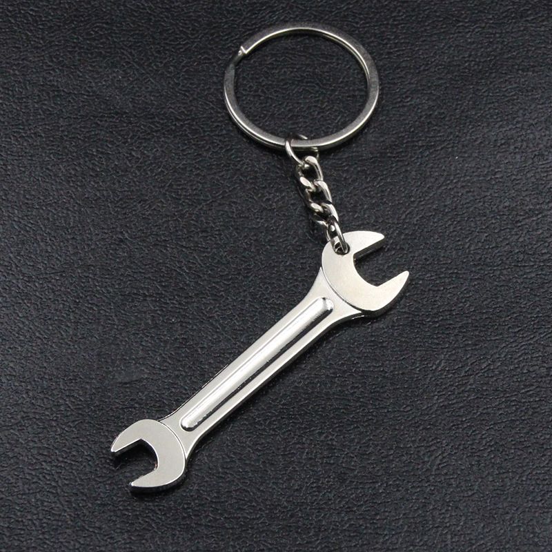 Keychain Necklaces: Mini Adjustable Wrench Keychain - Metal Tool Keyring, Personalized Metal Keychains, Lightweight for Daily Use - Image 3