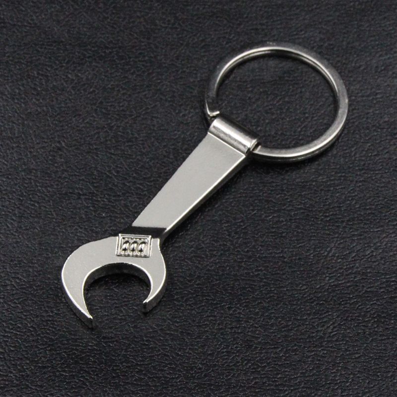 Keychain Necklaces: Mini Adjustable Wrench Keychain - Metal Tool Keyring, Personalized Metal Keychains, Lightweight for Daily Use - Image 4