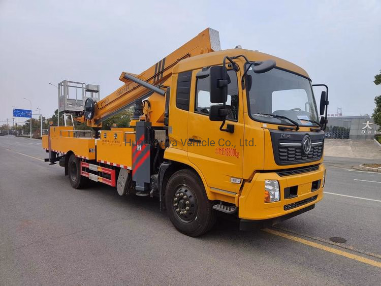 Dongfeng 4X2 18m 20m 22m Telescopic Boom High Altitude Working Aerial Platform Truck - Image 6