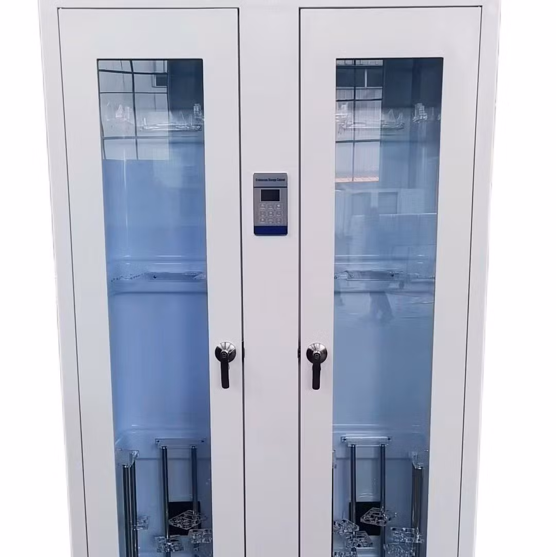 Double Door Endoscope Storage Cabinet, Holds 8/12 Endoscopes - Image 1