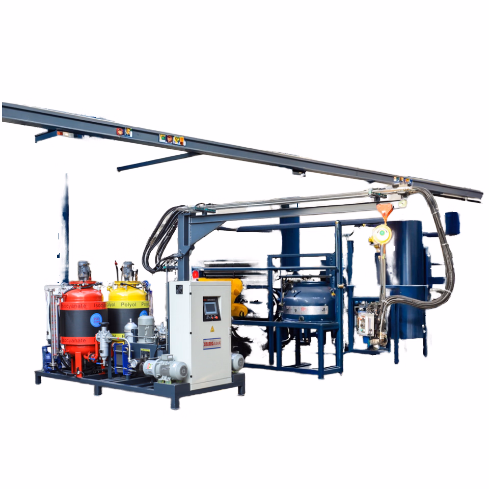 Low Cost Cycopentane High Pressure Automatic PU Polyurea Polyurethane Foam Machine with Motor PLC Pump for Refrigerators - Image 2