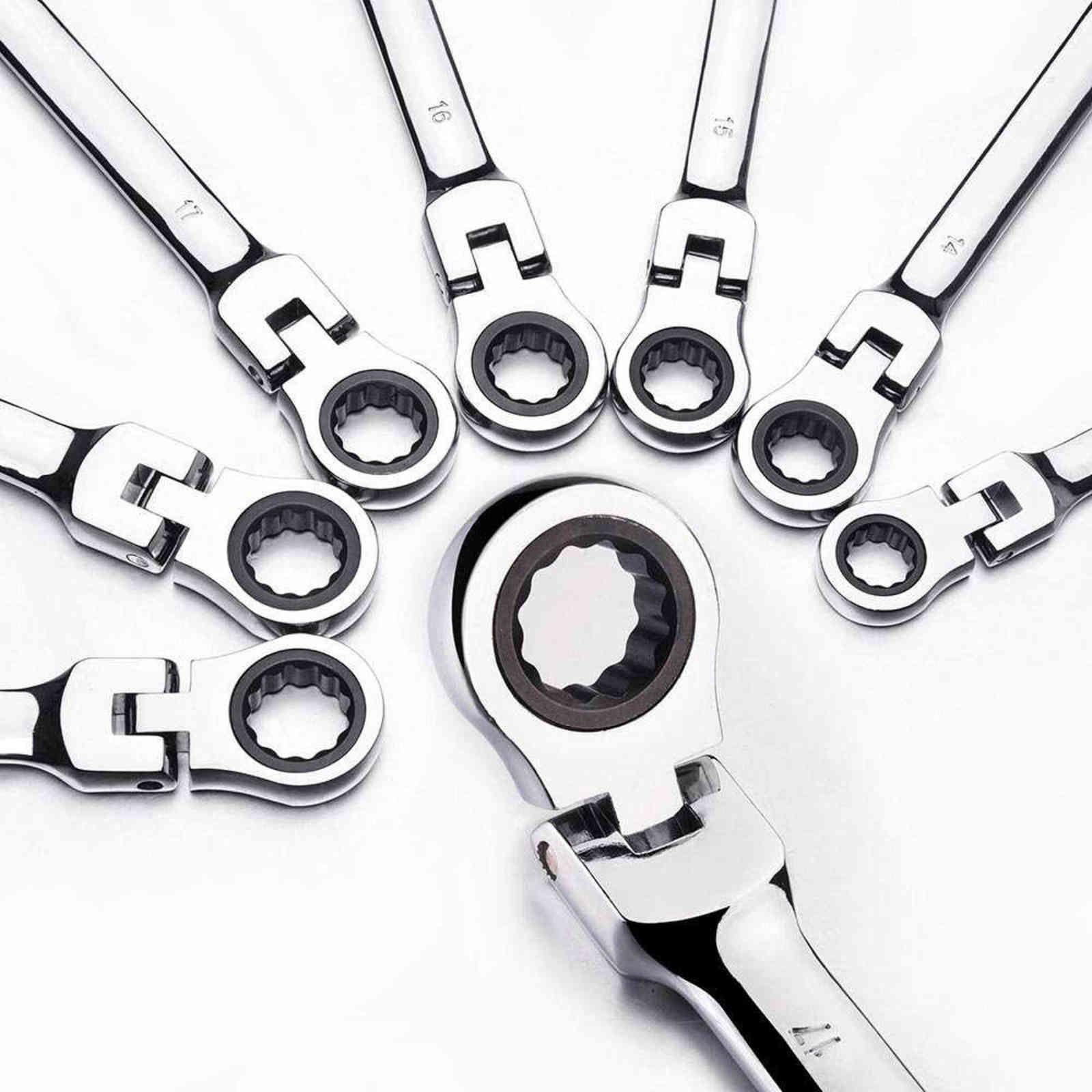 Key Ratchet wrench.spanner tool Set,Car Repair universal key Wrench,Flexible Socket wrench Kit.spanner Set. 211110 - Image 3