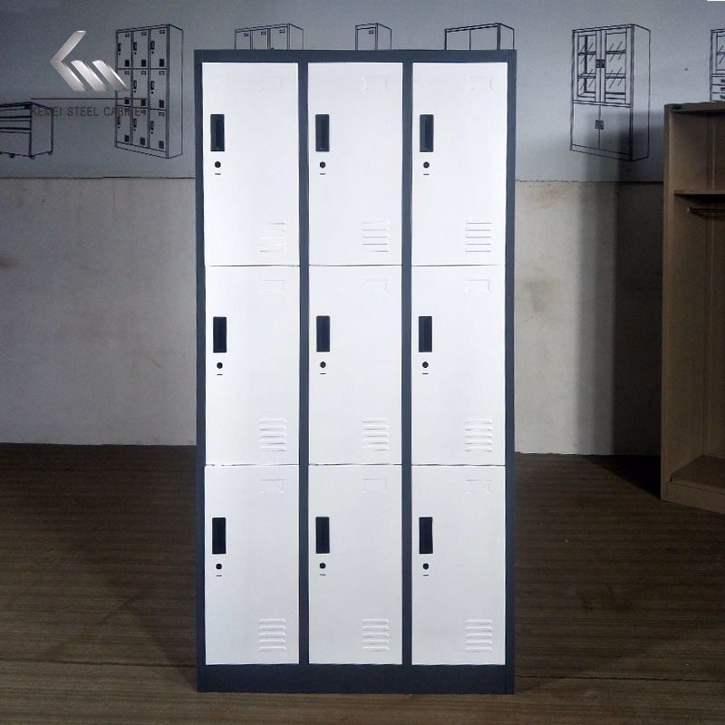 Customized Steel Locker Metal Gym Storage Wardrobe Locker Dormitory Compartment Locker Almirah - Image 1