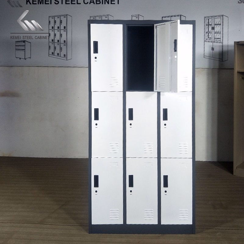 Customized Steel Locker Metal Gym Storage Wardrobe Locker Dormitory Compartment Locker Almirah - Image 2