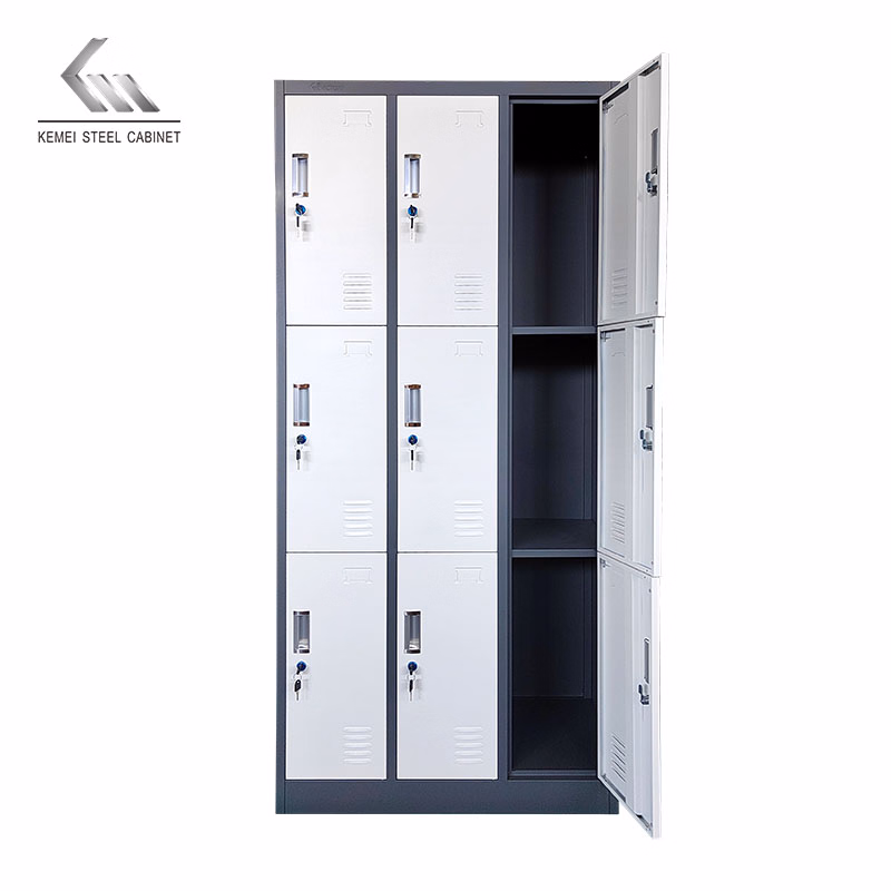 Customized Steel Locker Metal Gym Storage Wardrobe Locker Dormitory Compartment Locker Almirah - Image 5