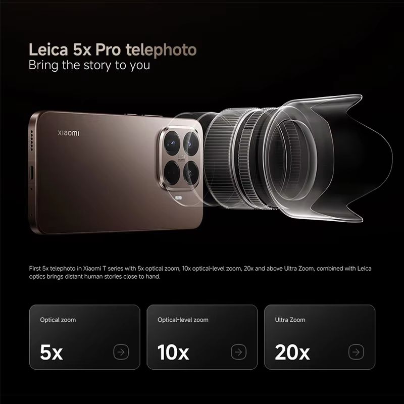 Xiaomi 15T Pro 5G Smartphone - MTK Dimensity 9400+ Processor - 6.83" AMOLED 144Hz Display - 50MP Camera - 5500mAh Battery - Global Version - Image 4