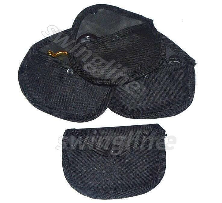 Strong Brass Knuckle Dusters - Nylon Carry Bag for Self Defense - Personal Security EDC Outdoor Pendant Tool Cover - Image 2
