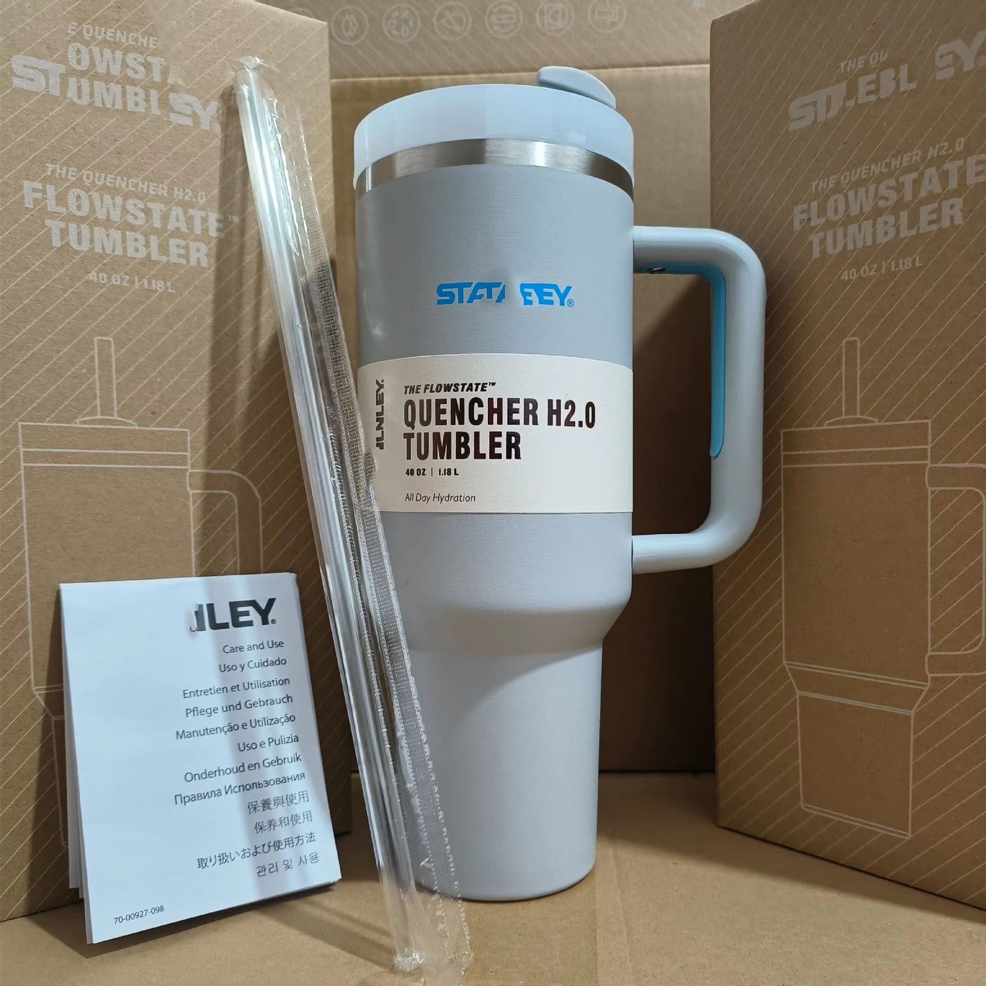 40oz Water Bottle Insulated Stainless Steel Sports Coffee cup Tumbler for Outdoor Vacuum Sealed Travel Mug Camping cup - Image 4