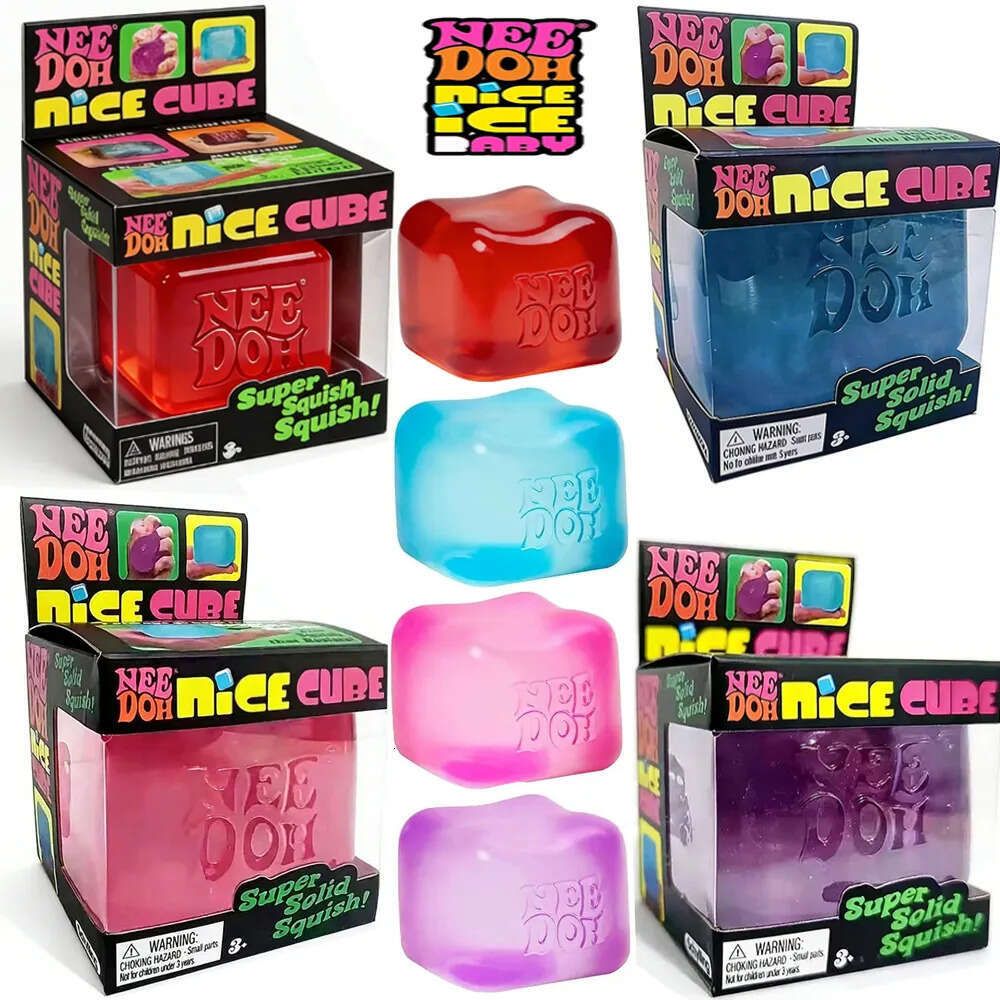 2026 New Schylling Needoh Nice Cube, Sensory Toys, Anti-Stress Blocks, Stress Relief Jigsaw, Pressure Relief, Souvenir for Kids BY SEA - Image 1