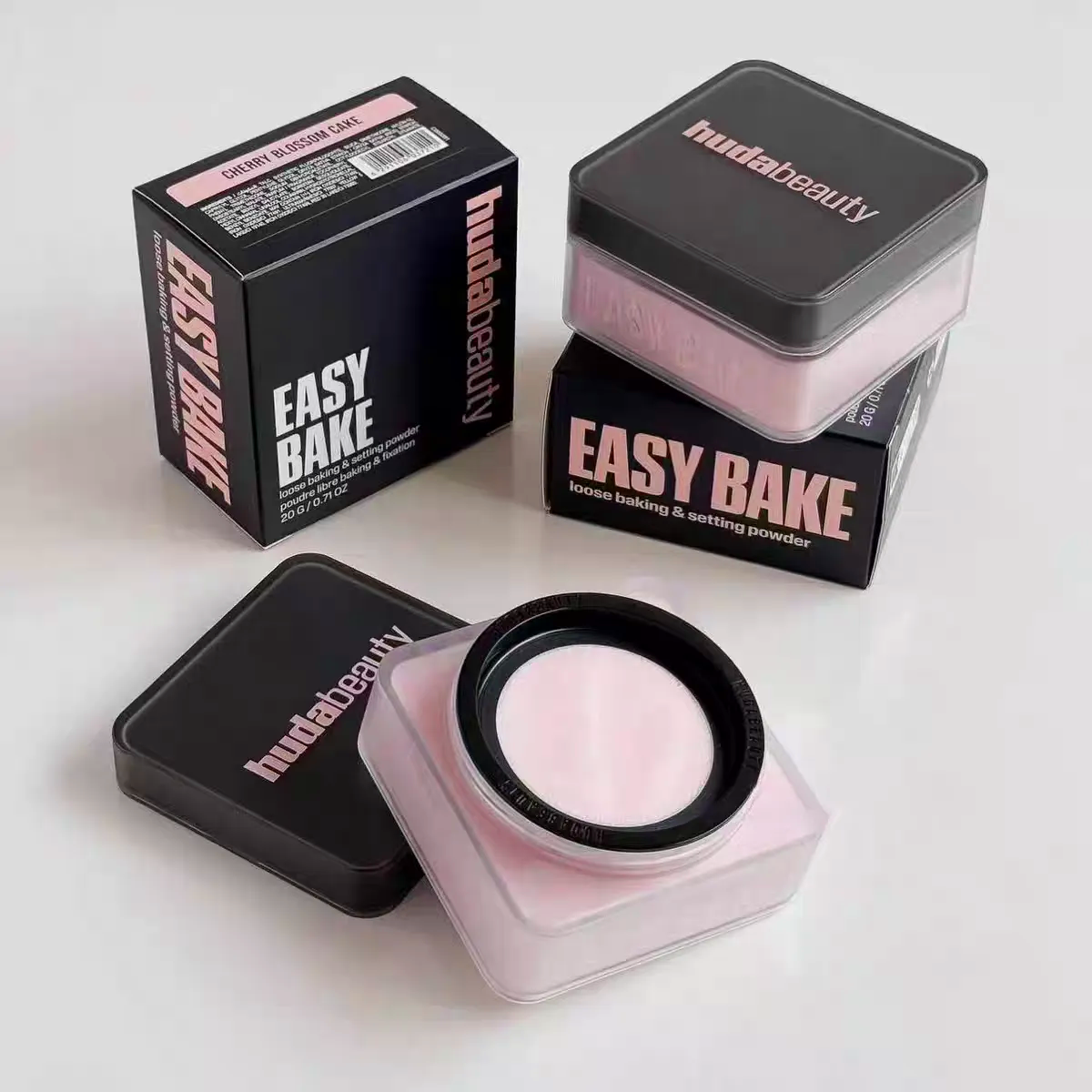 HUDA Beauty Easy Bake 8 Colors Makeup 20g Face Loose Baking Setting Powder Poudre Easy Bake Fixation Natural Face Finishing Oil Control Beauty Cosmetics - Image 1