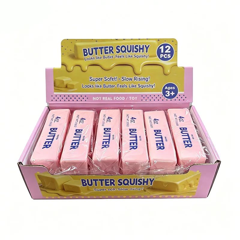 Butter Squezz Squishy Butter Stick Fun Squeezing Toy, Elastic Cheese Stick, Stress and Anxiety Relief Game Decompression Toy - Image 4