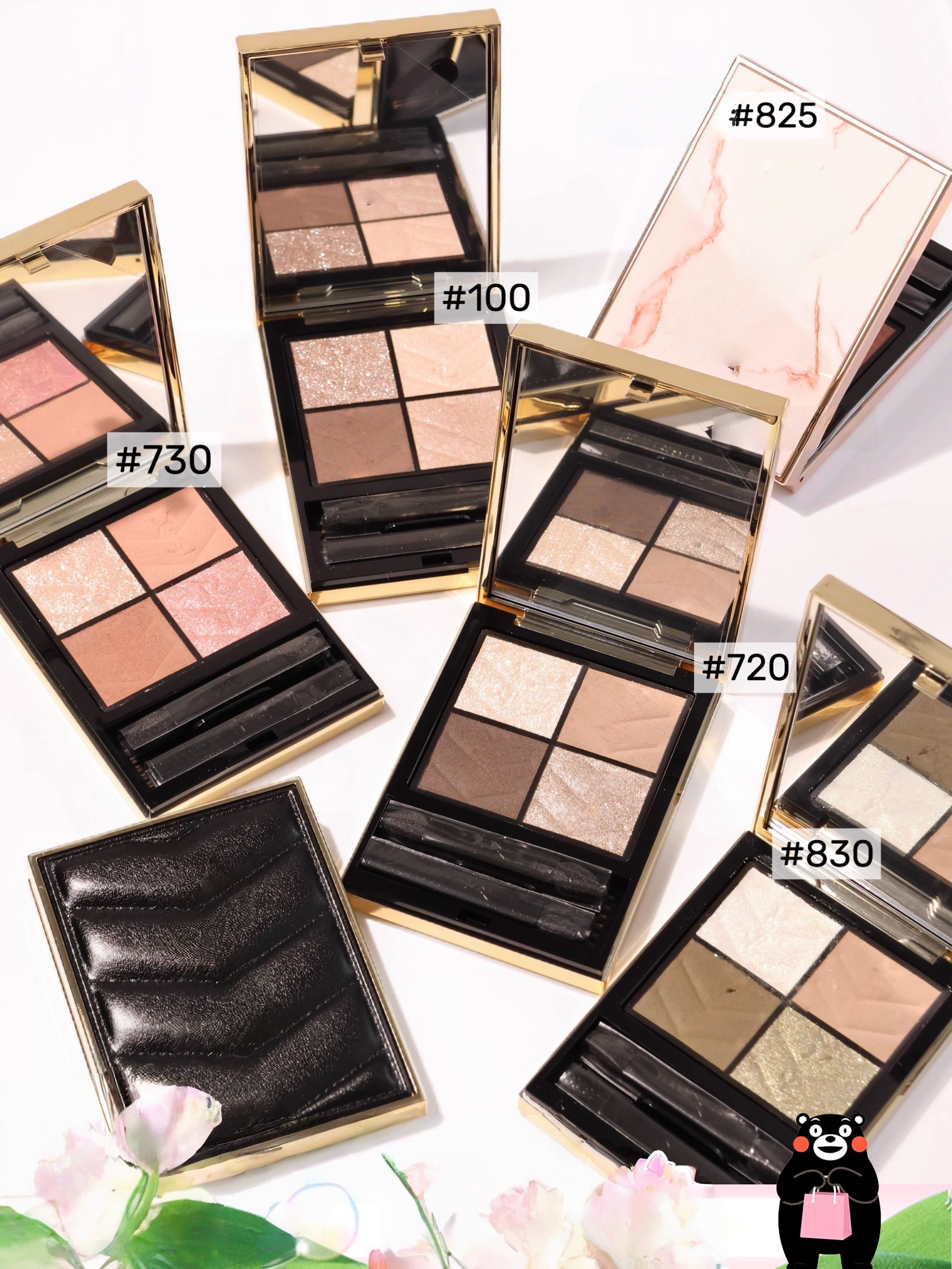 Couture mini clutch Eye Shadow Palette beautuy cosmesticsz Makeup 4-colors Eyeshadow long-lasting waterproof 100 200 300 400 500 600 - Image 1