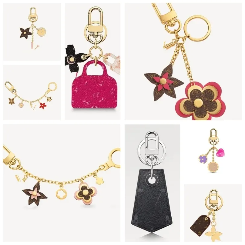 designer keychain women V Letters designers keychain 20styles wallet rabbit top llavero Car Key Chain men Buckle jewelry Keyring Keychains - Image 1