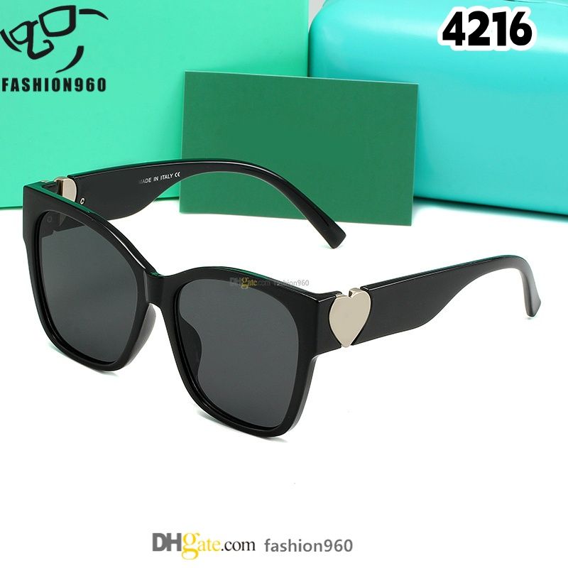 Designer sunglasses men designer women iconic graphic design for stylish unique personality diamond encrusted key splicing gift in summer with box 4216 4696 - Image 2