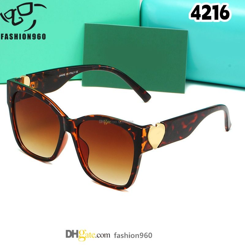 Designer sunglasses men designer women iconic graphic design for stylish unique personality diamond encrusted key splicing gift in summer with box 4216 4696 - Image 5