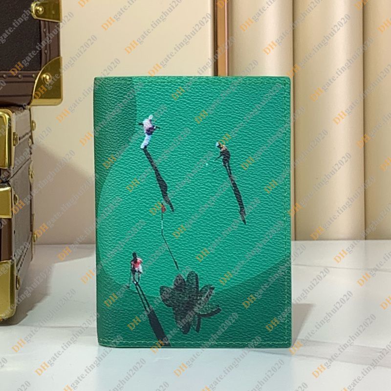 Unisex Fashion Casual Designer Luxury Slender Wallet Coin Purse Key Pouch Passport Cover Card Holder TOP Mirror Quality M14880 M14881 M14862 M14878 M14879 M14875 - Image 2