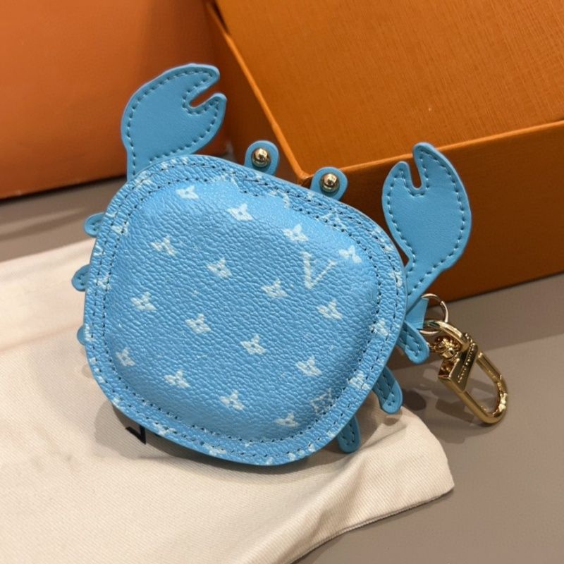 Designer Bag Charm Sea Turtle and Small Crab Keychains - Luxury Pendant for Wallets, Headphones, and Bags - Fashion Accessory Gift - Image 5