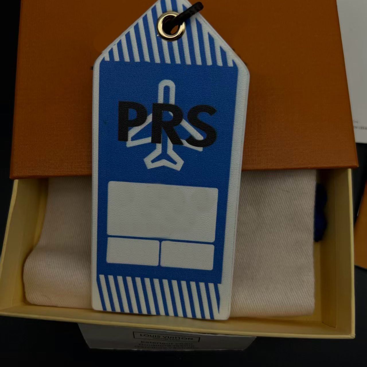 Red White Stripe Boarding Pass Style PU Leather Luggage Tag With Leather Strap & Gold Tone Hook Chic Travel Accessory Gift For Her - Image 5