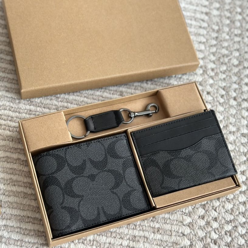 real pickup truck set designer wallet fashionable coin purse highquality business card holder key bag for women and men wallet passport holder keychain - Image 1
