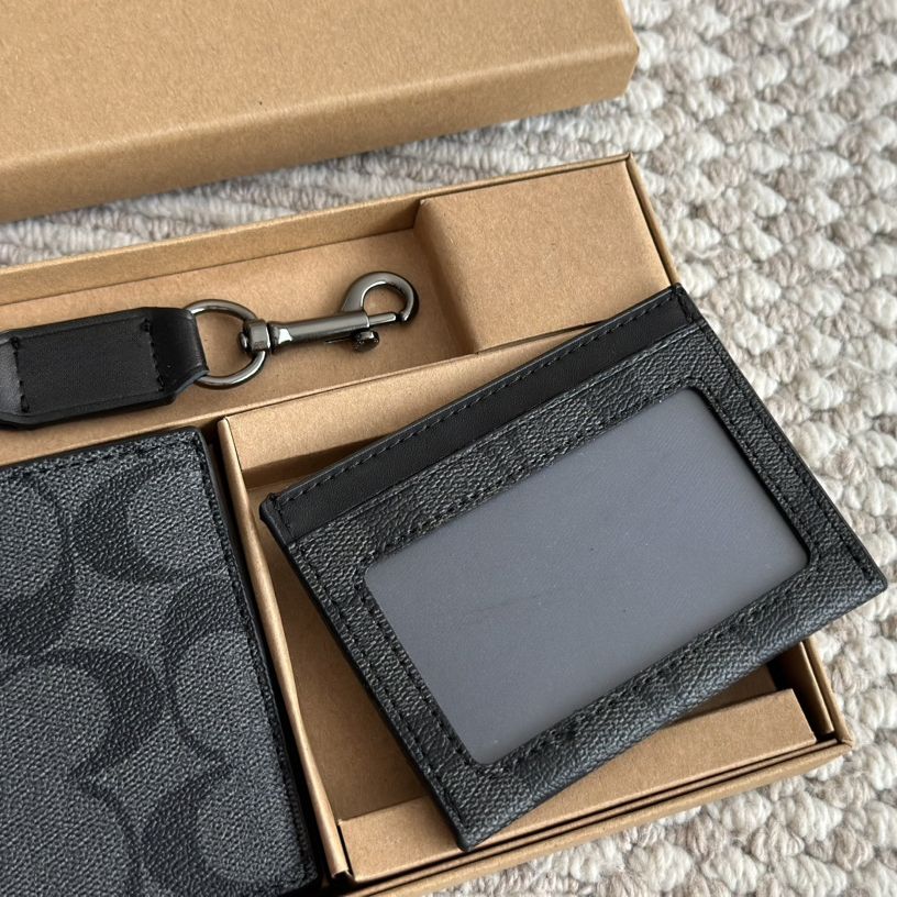 real pickup truck set designer wallet fashionable coin purse highquality business card holder key bag for women and men wallet passport holder keychain - Image 4