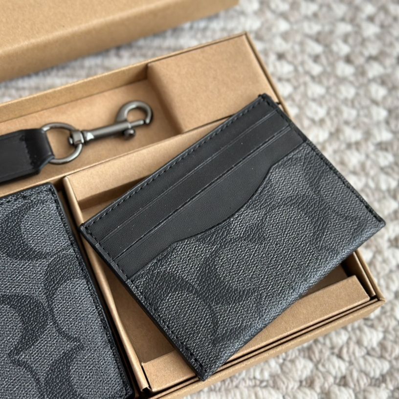 real pickup truck set designer wallet fashionable coin purse highquality business card holder key bag for women and men wallet passport holder keychain - Image 2