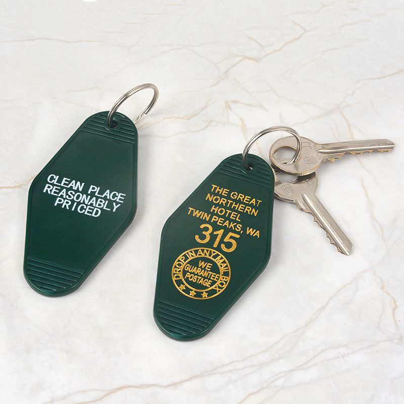Twin Peaks Keychain Keytag Key Chain Keyring The Great Northern Hotel Jewelry Gifts for Twin Peaks Fans - Image 5