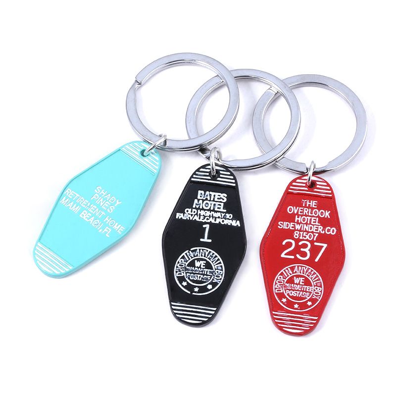 Classic TV Twin Peaks KeyChain The Overlook Hotel 237 Hotel Room Motel Metal Key Chain Men Accessories Llavero Gift 9fa3f - Image 1