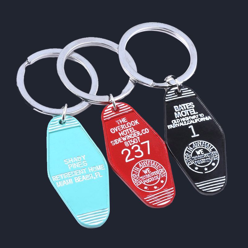 Classic TV Twin Peaks KeyChain The Overlook Hotel 237 Hotel Room Motel Metal Key Chain Men Accessories Llavero Gift 9fa3f - Image 5