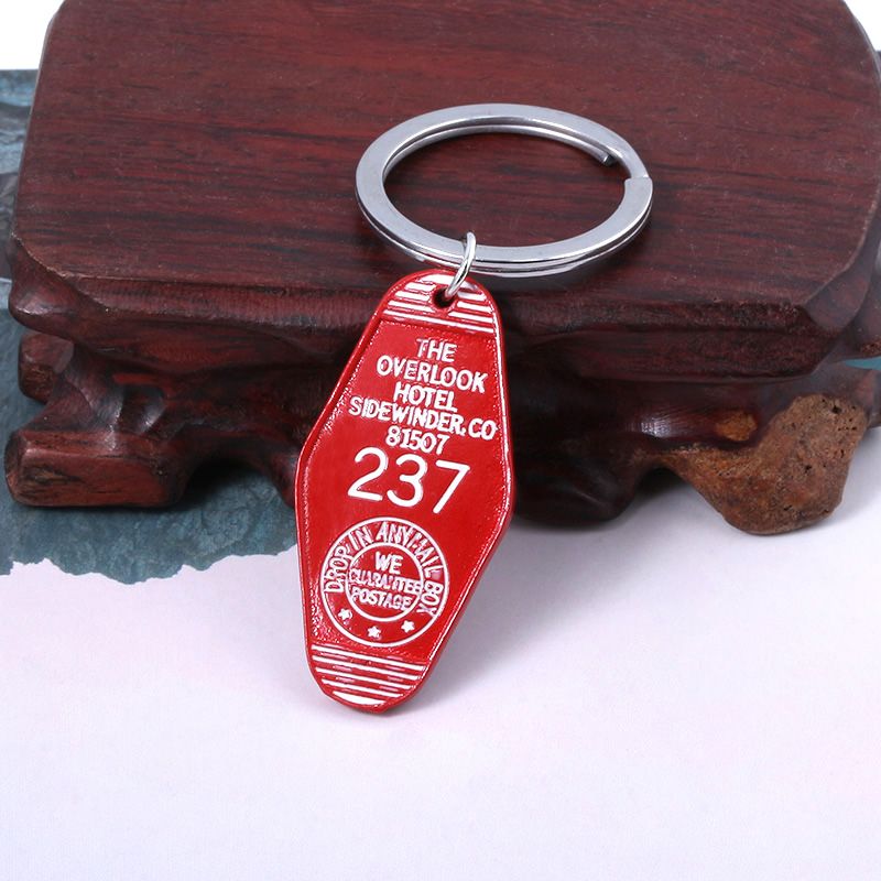 Classic TV Twin Peaks KeyChain The Overlook Hotel 237 Hotel Room Motel Metal Key Chain Men Accessories Llavero Gift 9fa3f - Image 4